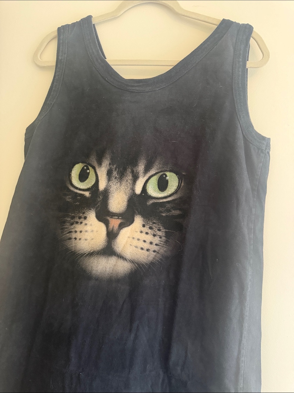 The Mountain Large sleeveless dress cat face